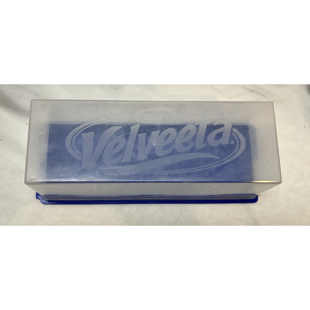 VTG Velveeta Cheese Keeper 2 lb Block Kraft Storage Container Plastic, Blue